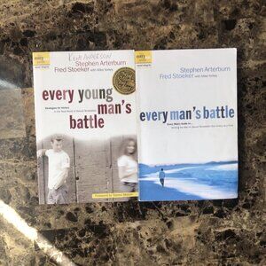 Every Man's Battle & Every Young man’s Battle X 2 Paperback Stephen Arterburn